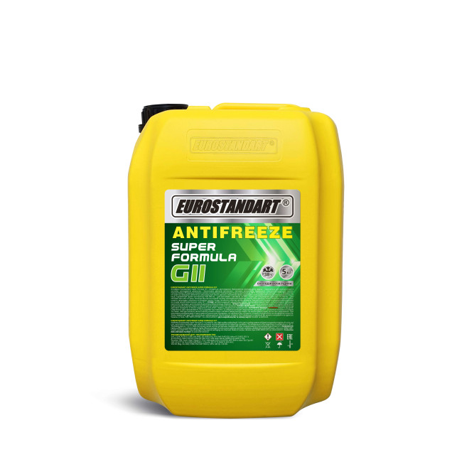 Охолоджувальна рідина EUROSTANDART ANTIFREEZE SUPER FORMULA G11 Green готовий
